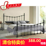 特价欧式铁艺床公主铁床1.5米铁艺双人床1.8米大床现代简约单人床