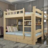 木床上下床双层床 儿童上下铺床高低床学生床成人床员工宿舍床实