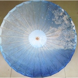 纸伞 复古创意油纸伞 防雨防晒 泸州油 舞蹈礼品 实用 传统 蓝色