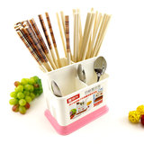 振兴创意厨房收纳筒筷子筐餐具笼沥水筷子盒分格餐具架收纳桶包邮