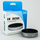 C富士X20遮光罩X20 X30 X10配转接环 银色 可装UV镜 镜头盖JJ