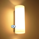 现代简约LED玻璃壁灯卧室床头铁艺客厅走廊过道酒店工程灯具灯饰