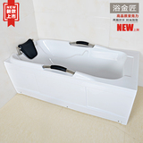 特价亚克力浴缸五件套按摩浴盆独立式普通白色1.4~1.7米大浴缸