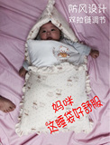婴儿睡袋0-3-6-12个月新生儿童防踢被春秋冬季加厚保暖宝宝睡袋