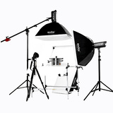神牛DC400w摄影灯 带顶灯架三脚架拍摄台 人像摄影棚套装 闪光灯