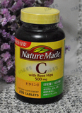 日本代购Nature Made维生素C 维C营养片玫瑰果精华200粒