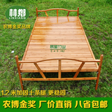 加固碳化竹床折叠床1.2 竹子凉床硬板午休床木竹板床单人双人床