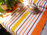 纯棉手工编织流苏桌旗 40-180 茶几垫 碗垫 杯垫 餐垫 装饰垫2色