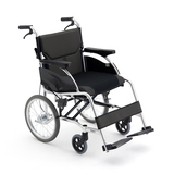 三贵MIKI轮椅MCS-43JL铝合金老人手推车双层坐垫老年人轮椅BF