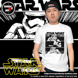 电影Star Wars星球大战First Order To Arms精梳纯棉短袖男女T恤