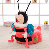 猪掌柜可爱卡通儿童娃娃凳子懒人椅宝宝毛绒玩具沙发小孩生日礼物