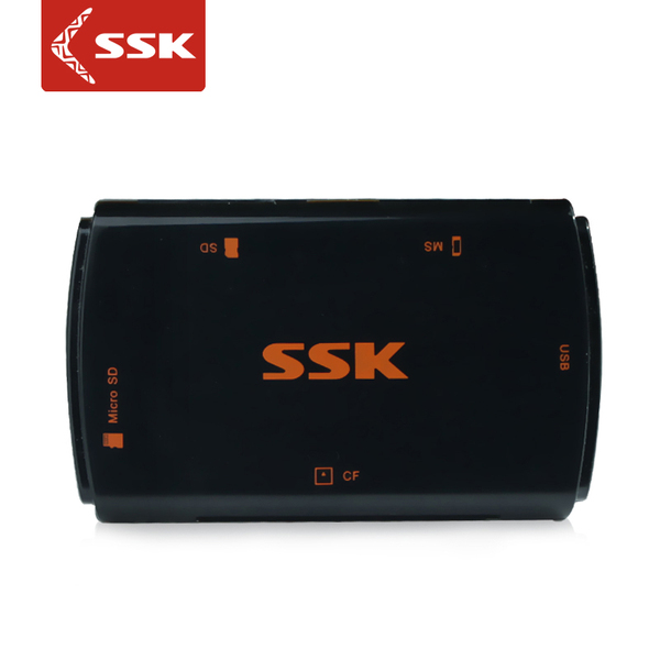 ssk飚王 风行scrm059多功能usb3.0高速读卡器 多合一万能cf tf sd