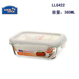 韩国locklock乐扣格拉斯玻璃饭盒小长方形食品盒冰箱微波炉LLG422