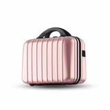 新款手提箱包玫瑰金化妆箱旅行行李箱包迷你箱女14寸收纳箱化妆包