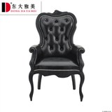 欧式休闲椅 简约现代形象椅 老板椅 新古典沙发椅 实木接待椅特价