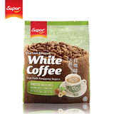 咖啡 马来西亚进口咖啡速溶super超级炭烧白咖啡榛果三合一540g