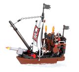 兼容积高积木海盗船模型儿童益智塑料拼装玩具新年礼物男孩包邮