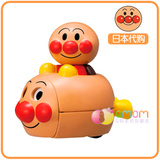 现货日本代购面包超人pinocchio宝宝迷你回力车玩具车儿童小汽车