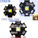 CREE正品XML-T6 U2白光黄光20 16mm L2灯芯10W大功率LED灯珠灯泡