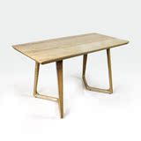 市美式乡村实木餐桌餐厅桌椅餐桌椅组合原木长方型饭桌实木新品上