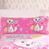 可爱卡通双人枕套奥特曼KT猫1.2米法兰绒秋冬长枕头套1.5米包邮