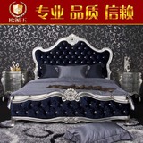 欧式双人床新古典双人床 实木后现代简约公主床婚床布艺1.8法式床