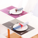 欧式pvc塑料桌垫餐桌防烫垫餐具隔热餐垫西餐布盘子垫子厨房用品