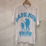 55折香港代购秋冬Aape正品女时尚新款两个小兵圆领短袖T恤