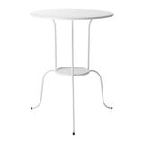 IKEA成都宜家代购林德维多功能沙发边桌 圆桌迷你边几茶几小桌子