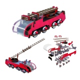 Buildex3-4-5岁儿童宝宝木制汽车火车赛车模型3D立体拼装拆装玩具