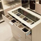 简约韩式现代板式宜家风格透明玻璃柜时尚收纳储物五斗柜特价定制