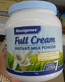 澳洲MAXIGENES FULL CREAM 蓝胖子成人奶粉全脂高钙+维生素