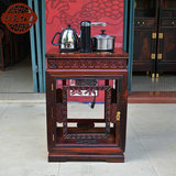 【韵来】老挝大红酸枝茶水柜配金灶茶具 红木实木家具交趾黄檀