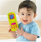 专柜6个月12个月宝宝礼物正品美国费雪奇趣翻盖手机婴儿玩具Y2771