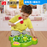 儿童玩具3-6周岁电动打地鼠玩具大号益智音乐婴儿敲击游戏机宝宝