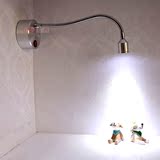 柜台展示软管背景灯干电池射灯led电池灯应急节能灯自带电源珠宝