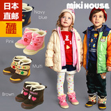 日本代购 mikihouse棉鞋HOT BISCUITS儿童宝宝可爱加绒保暖雪地靴