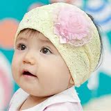 婴儿帽子夏季1-3-6-12月女宝宝帽子公主假发发带新生儿帽空顶凉帽