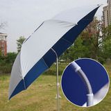 包邮钓鱼伞 1.8米2米铝合金直万向伞牛津银胶布遮阳垂钓伞沙滩伞