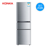 Konka/康佳 BCD-212MTG 冰箱三门家用一级节能电冰箱三开门大冰箱