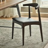 美式新款 实木办公椅 餐椅 书桌电脑椅咖啡厅实木餐桌椅设计师椅