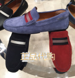 BALLY/巴利男鞋16新款 香港代购专柜正品 反绒皮休闲船鞋3色包邮