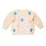 女宝宝毛衣女童毛衣圆领套头保暖针织打底衫婴儿毛衣线衫