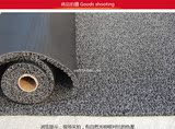 黑灰色丝圈1.6脚垫pvc卷材喷丝防滑地垫橡胶地毯高档迎宾汽车保洁