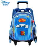 高端迪士尼（）拉杆书包小学生书包儿童汽车麦昆拖拉包行李箱礼