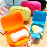 密封肥皂盒 旅行便携香皂盒创意时尚带盖带锁扣手工皂盒