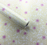 正品PVC自粘壁纸金色碎花壁纸粉色小碎花墙纸 卧室壁纸防水包邮
