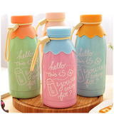 韩国创意迷你奶瓶保温杯 可爱女学生文艺大肚杯超萌水瓶儿童水壶
