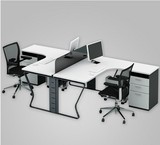 西安办公家具职员办公桌简约现代 电脑桌员工桌屏风工作位 可定做