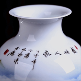 景德镇陶瓷器手绘青花瓷花瓶插花仿古家居工艺装饰品摆件收藏定制